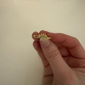 Pandora Gold Sunburst Ring